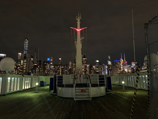   The view from Peace Boat at Pier 90. SeaAhead attendees were invited by Peace Boat’s Founder, Yoshioka Tatsuya, for the closing reception.  